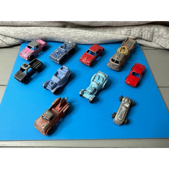 Lot of 10 Vintage Tootsie Toy Diecast Cars, Job Lot READ - Picture 3 of 6